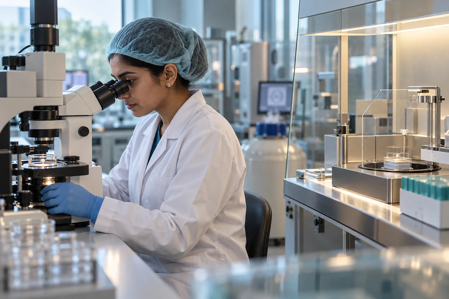 Embryology and vitrification laboratory