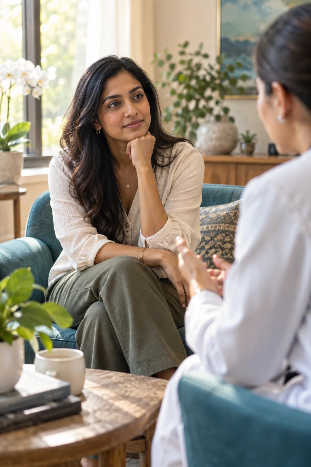 Woman making an informed fertility decision