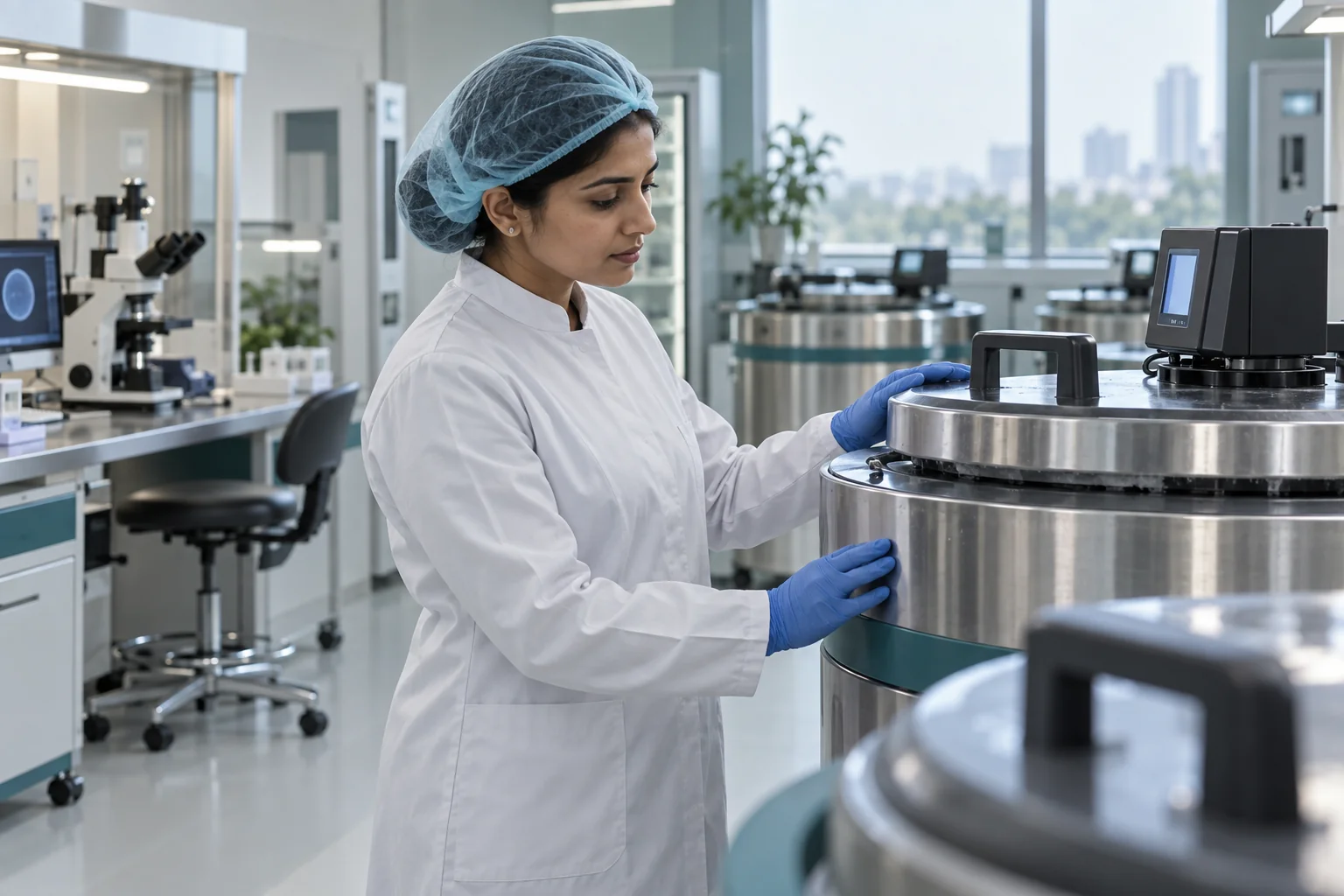 Advanced fertility laboratory care
