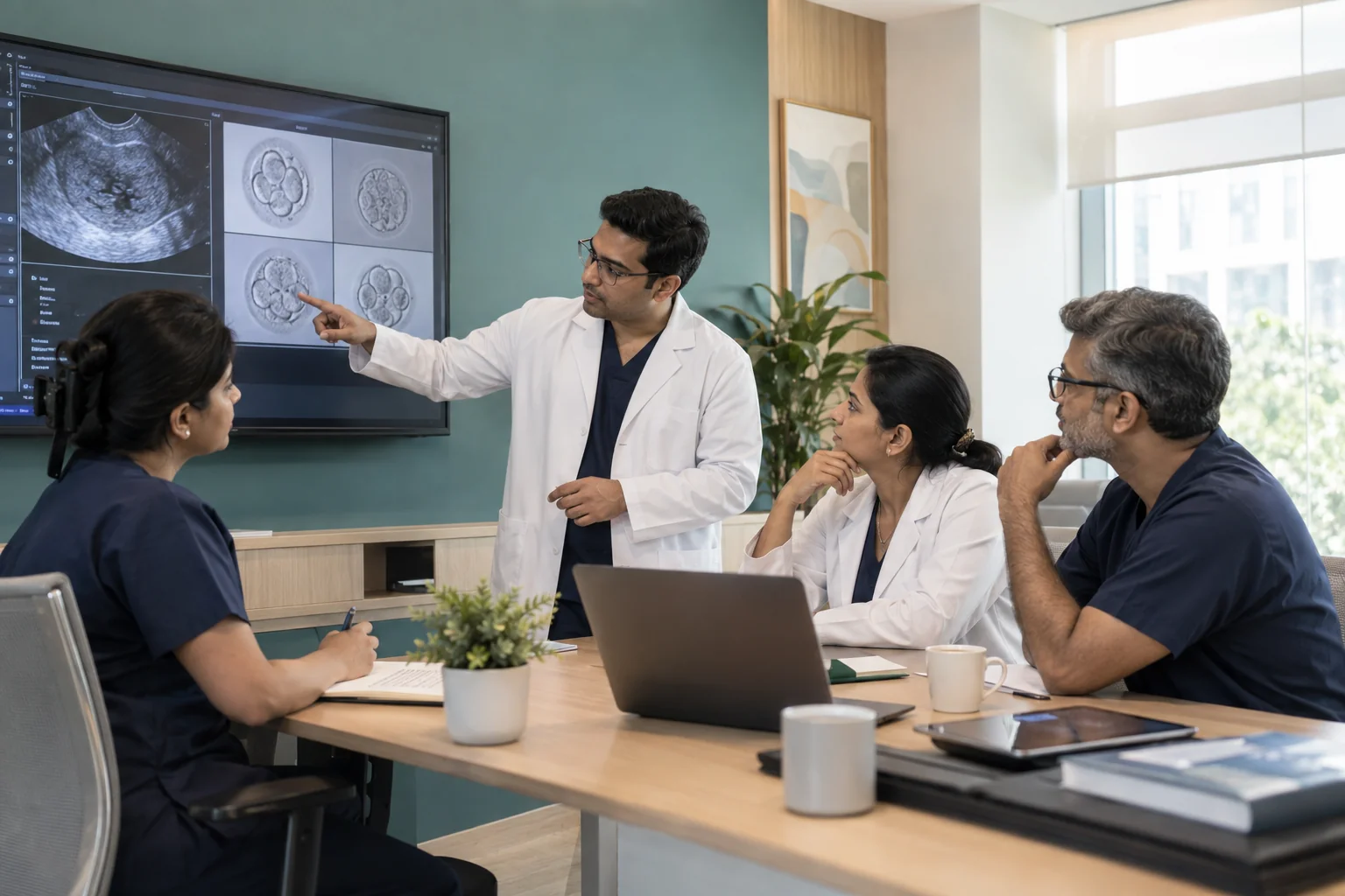 A coordinated fertility care discussion
