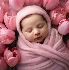 Cute baby representing future family possibilities through egg freezing