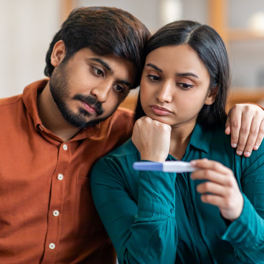 Woman planning future pregnancy with egg freezing fertility option