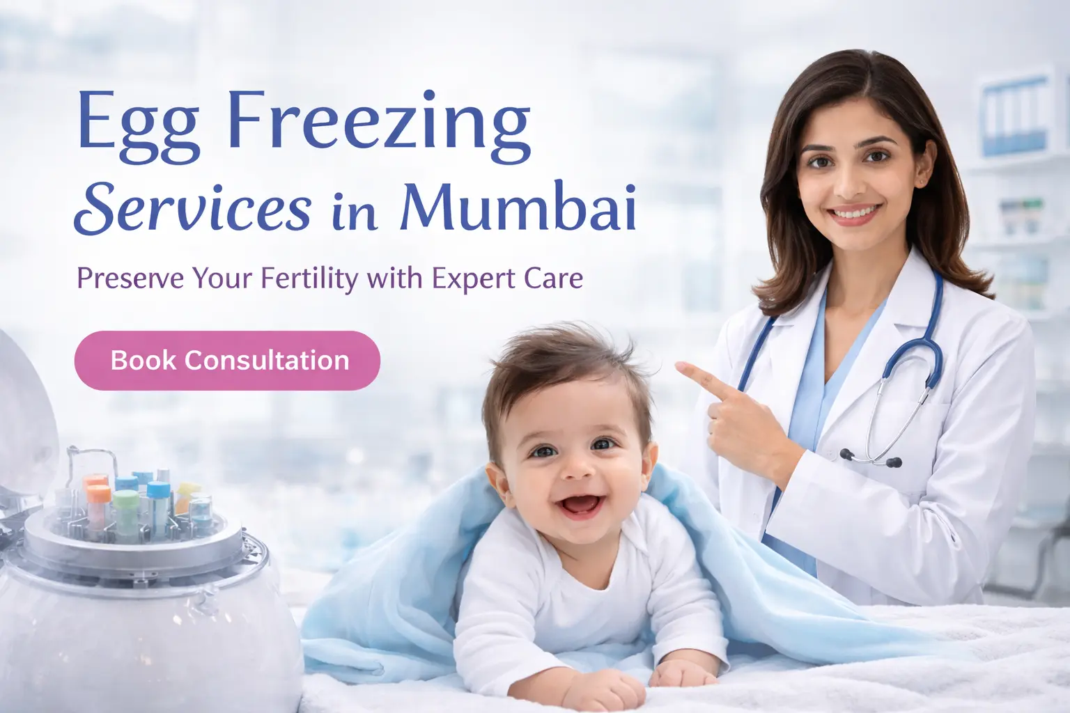 Egg freezing services in Mumbai for women fertility preservation