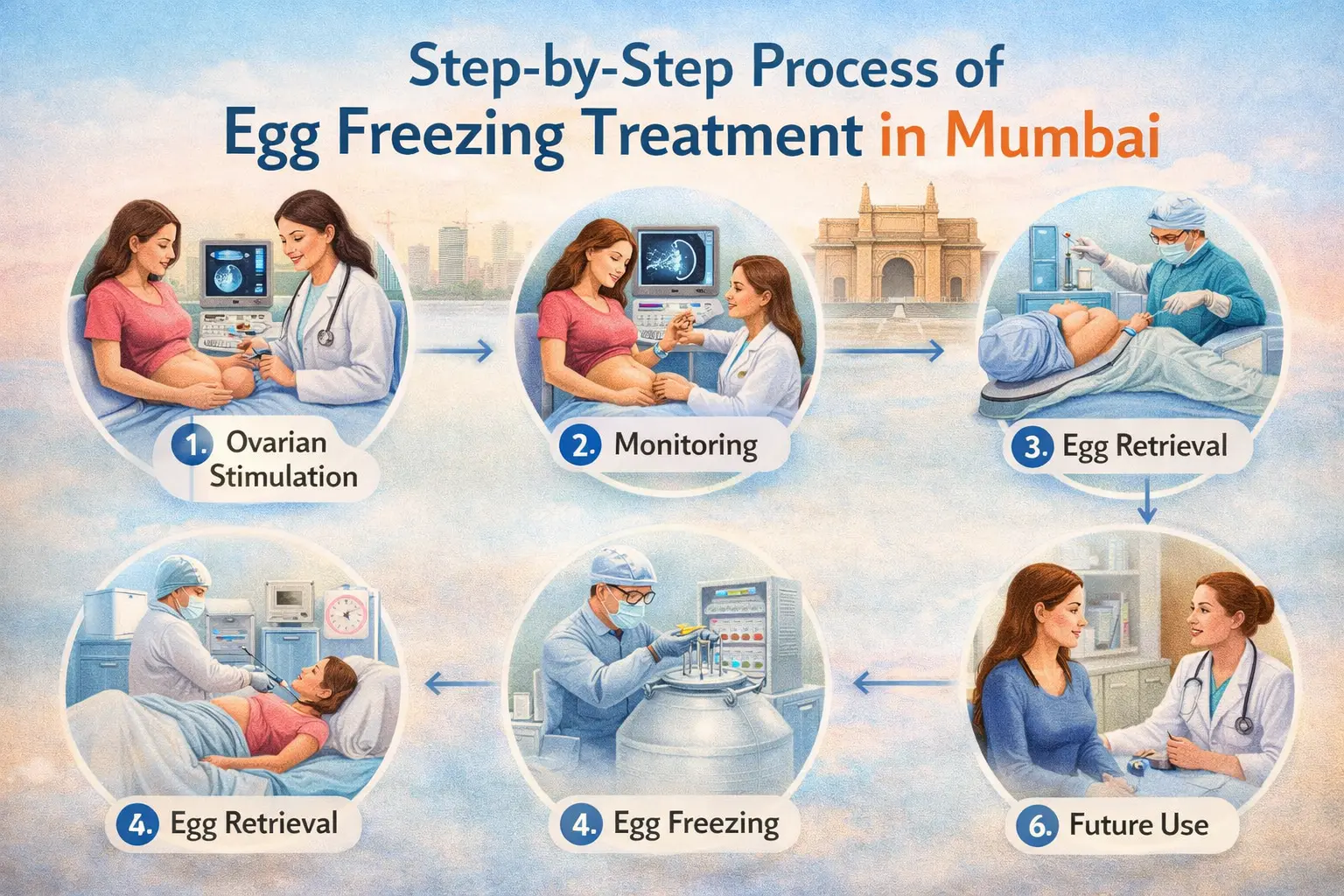 Step-by-Step Process of Egg Freezing Treatment in Mumbai